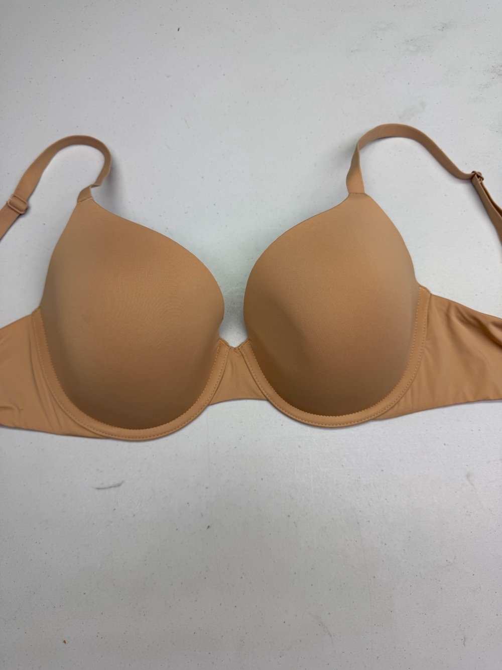 GapBody T-Shirt Bra Semi Demi Cafe au Lait Nude 32DD Underwire *P1013